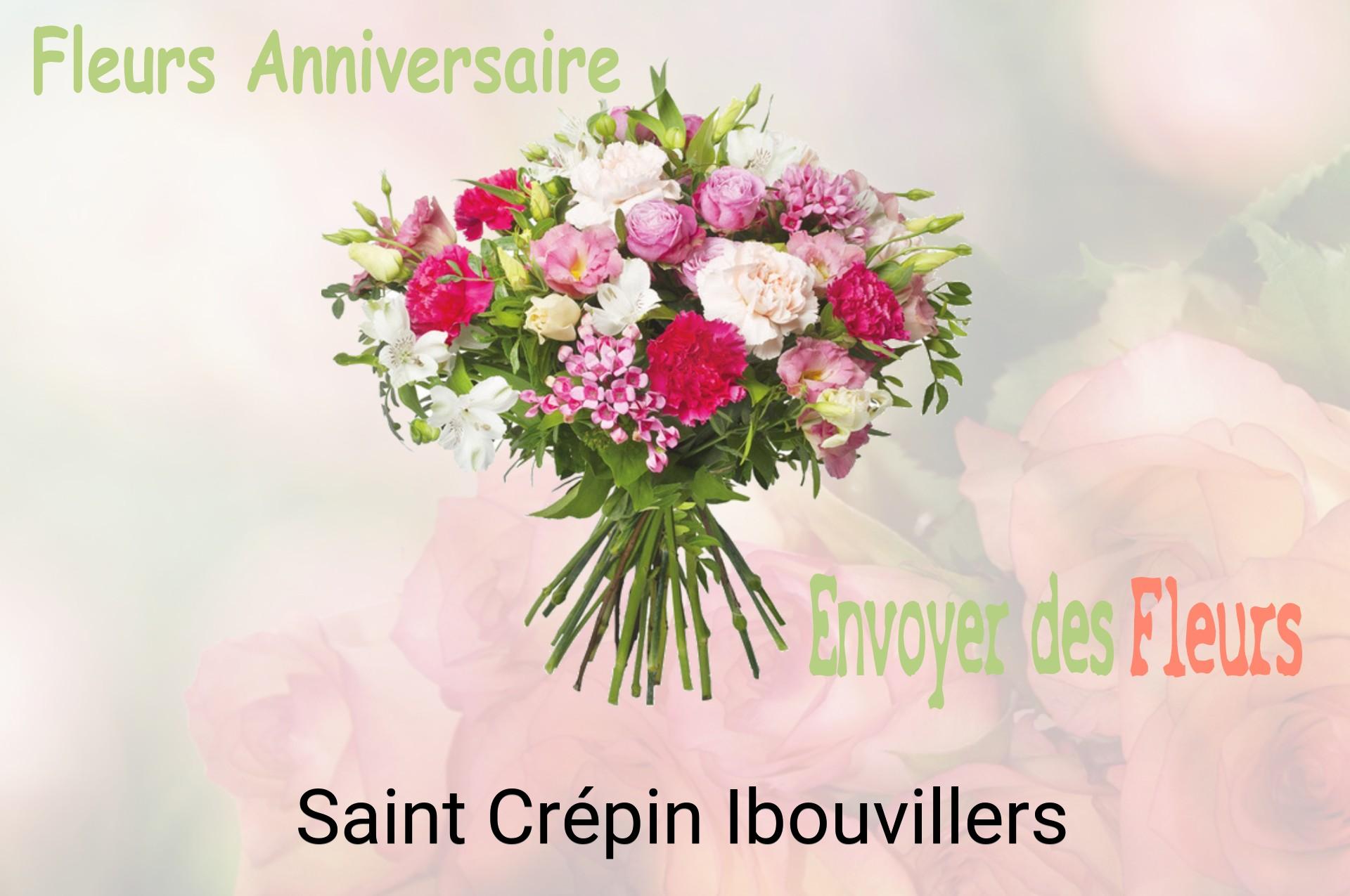 Bouquet de fleurs d’anniversaire livré à Saint-Crépin-Ibouvillers