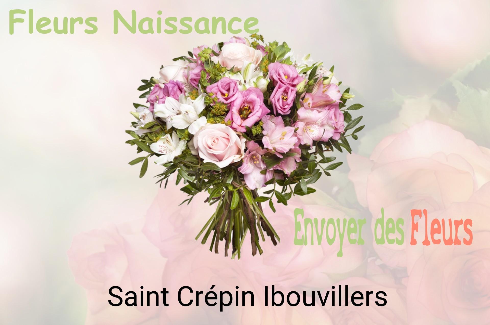 Bouquet de fleurs de naissance livré à Saint-Crépin-Ibouvillers