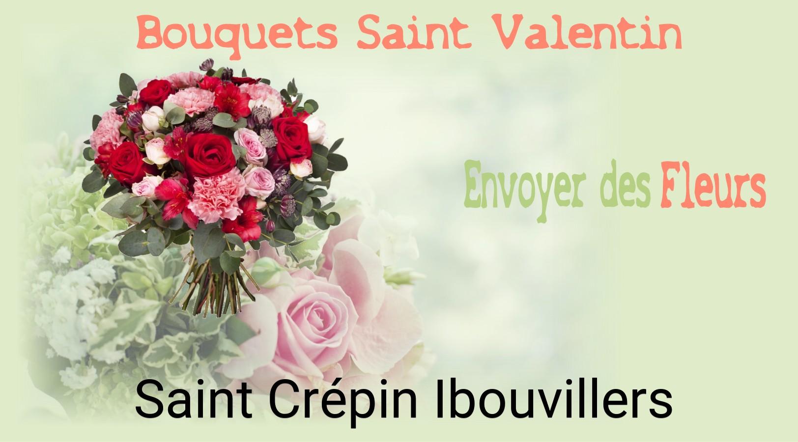 Roses de Saint-Valentin livrées à Saint-Crépin-Ibouvillers